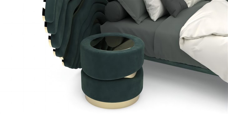 Round Modern Bedside Table
